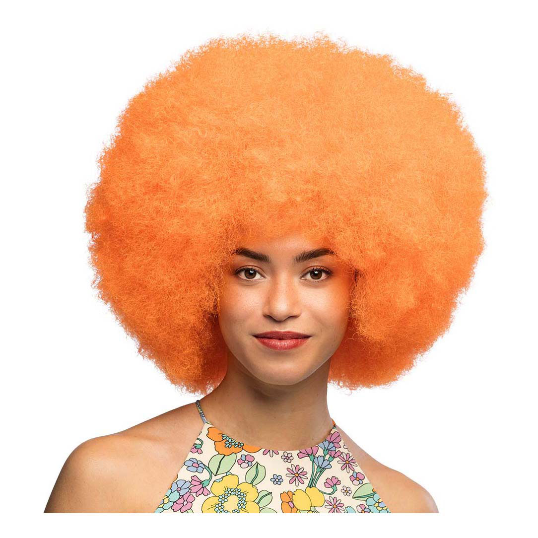 Perruque Sugar Orange Néon