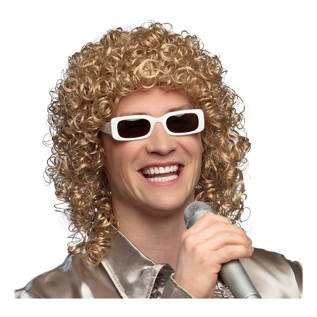 Perruque avec lunettes
