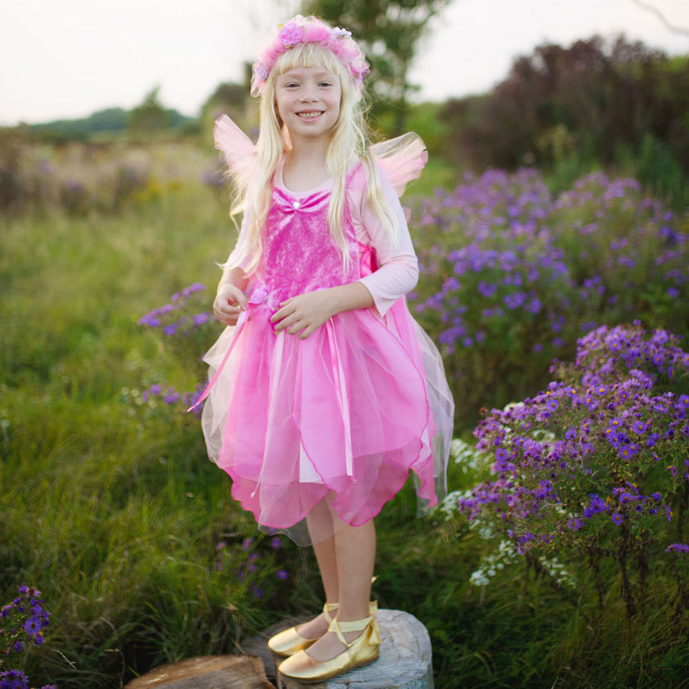 Verkleidungskleid Fairy Pink, 3-4 Jahre