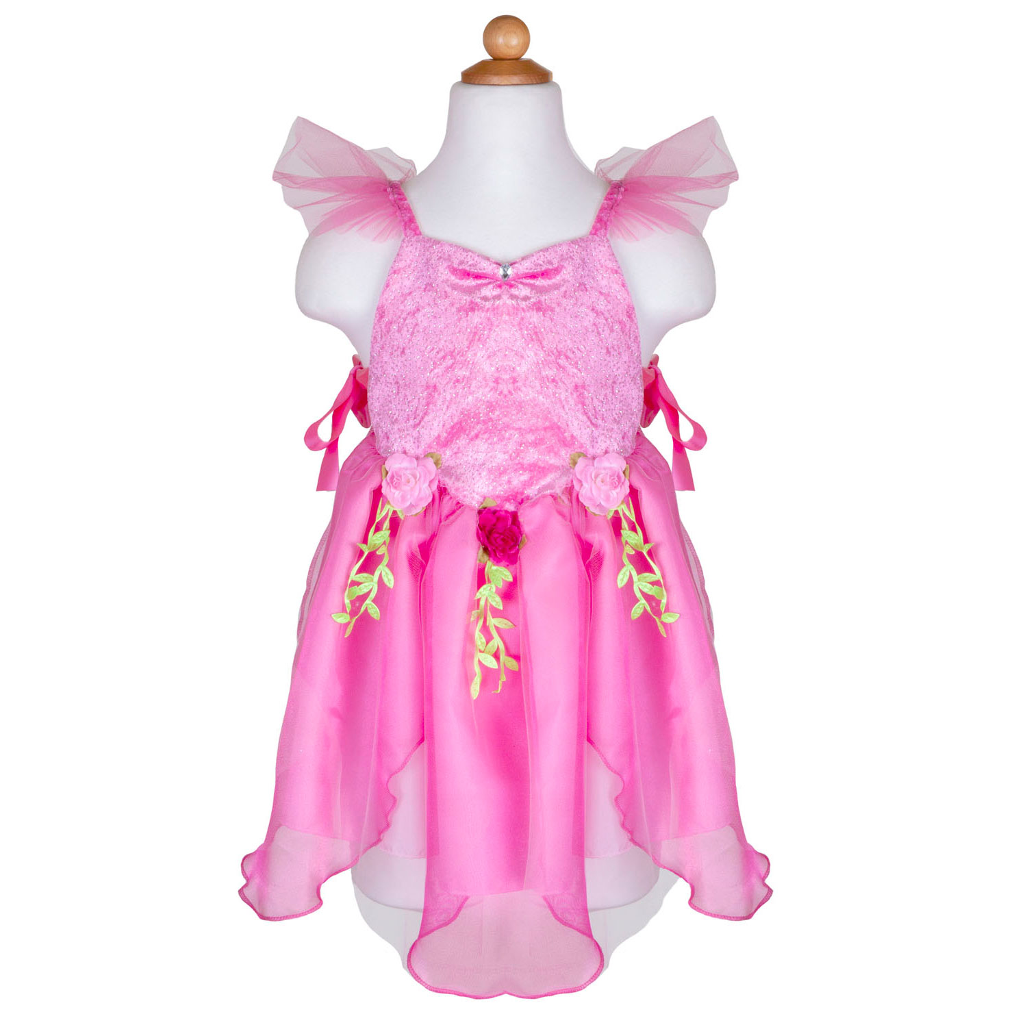 Robe de déguisement Fée Rose, 5-6 ans