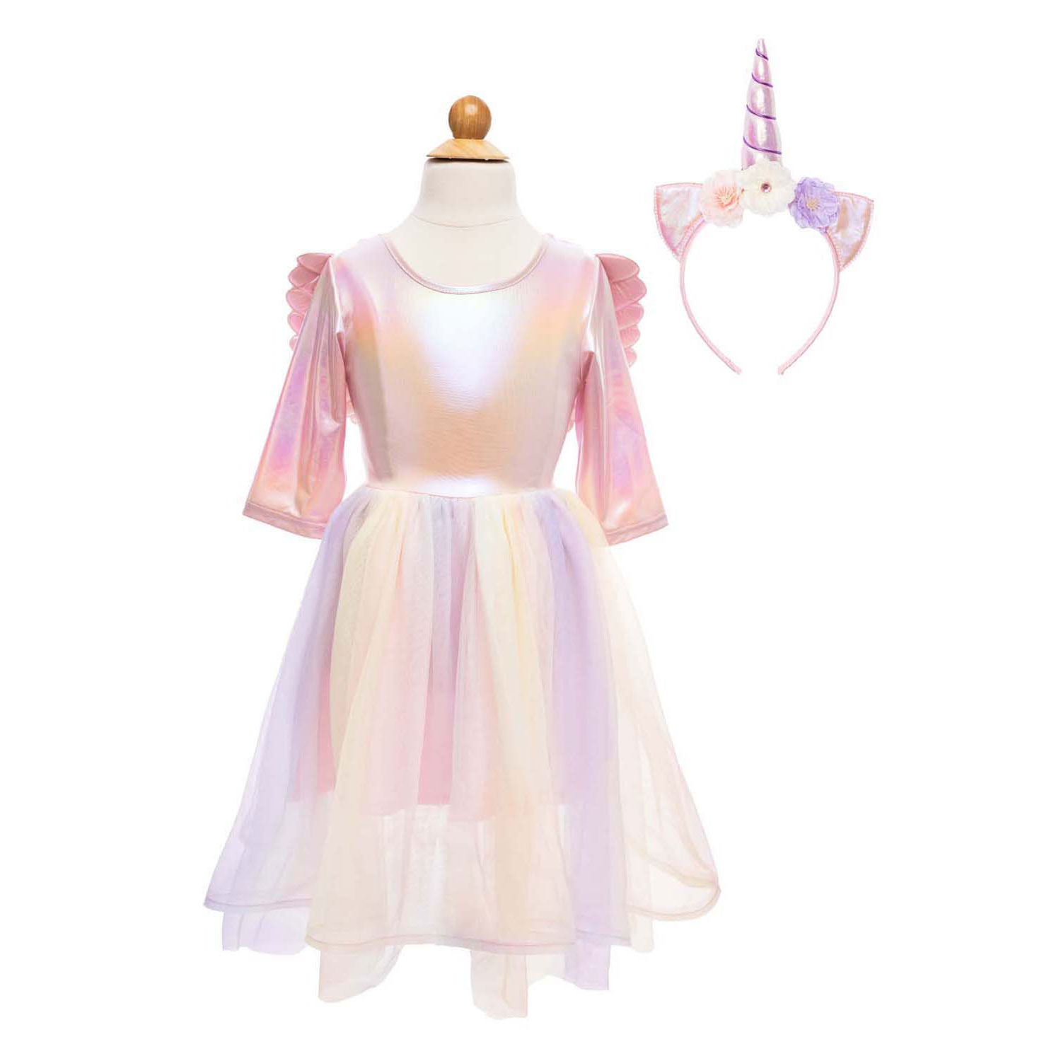 Eenhoornjurk met Haarband - 3-4 Jaar