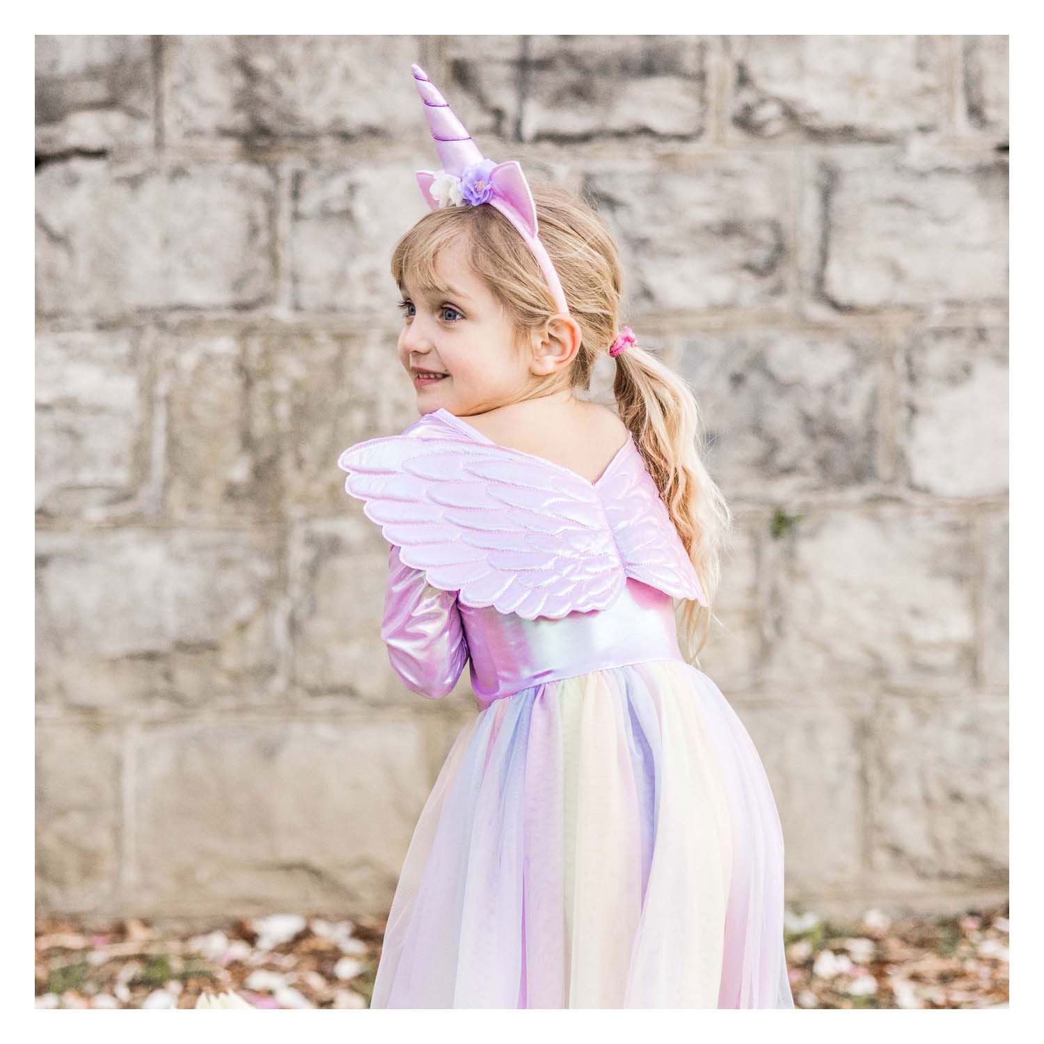 Eenhoornjurk met Haarband - 3-4 Jaar