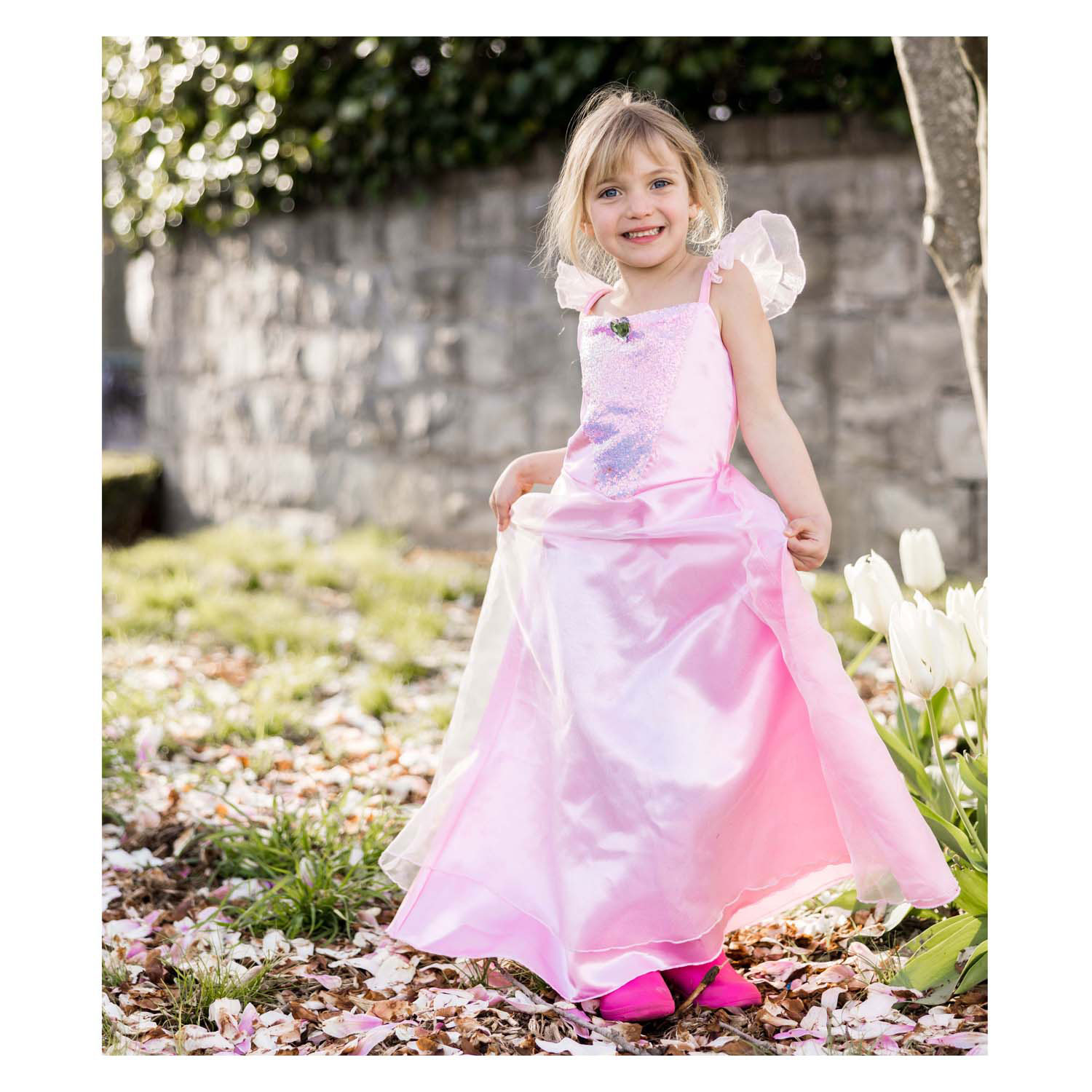 Robe de princesse rose - 3-4 ans