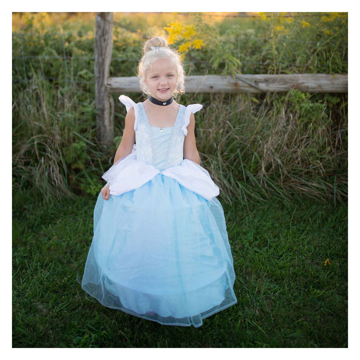 Verkleedjurk Assepoester Blauw - 3-4 Jaar