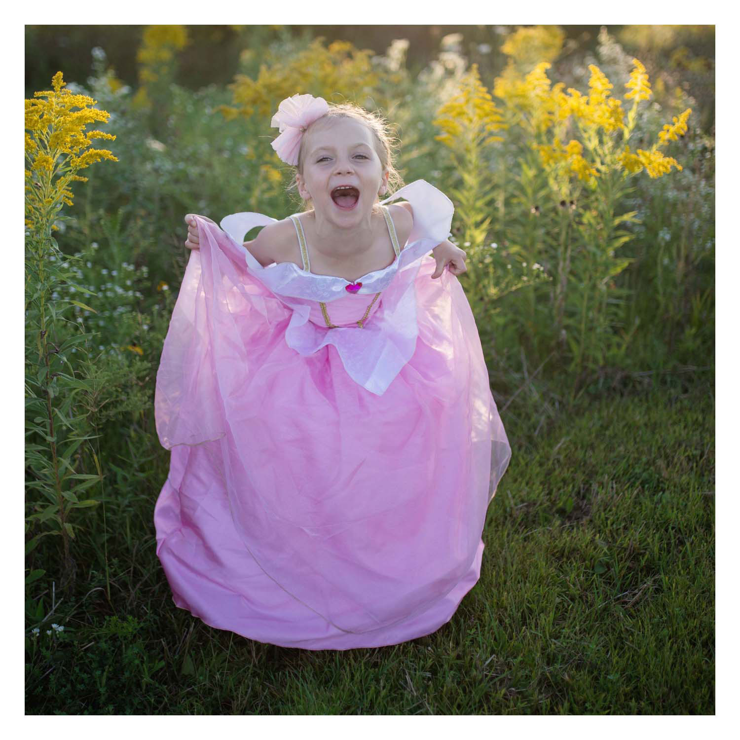 Verkleedjurk Doornroosje - 3-4 Jaar