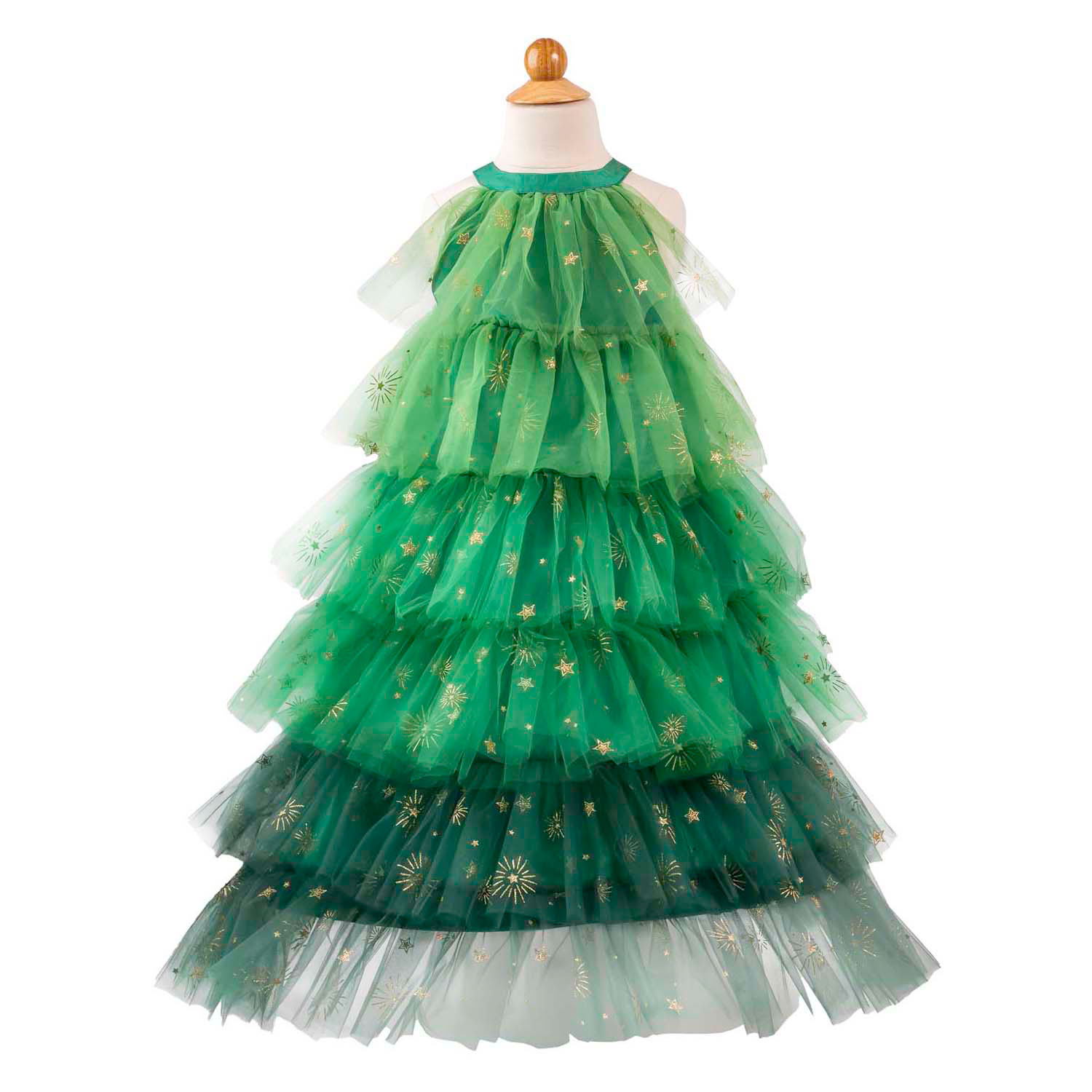 Robe sapin de Noël avec bandeau - 5-6 ans