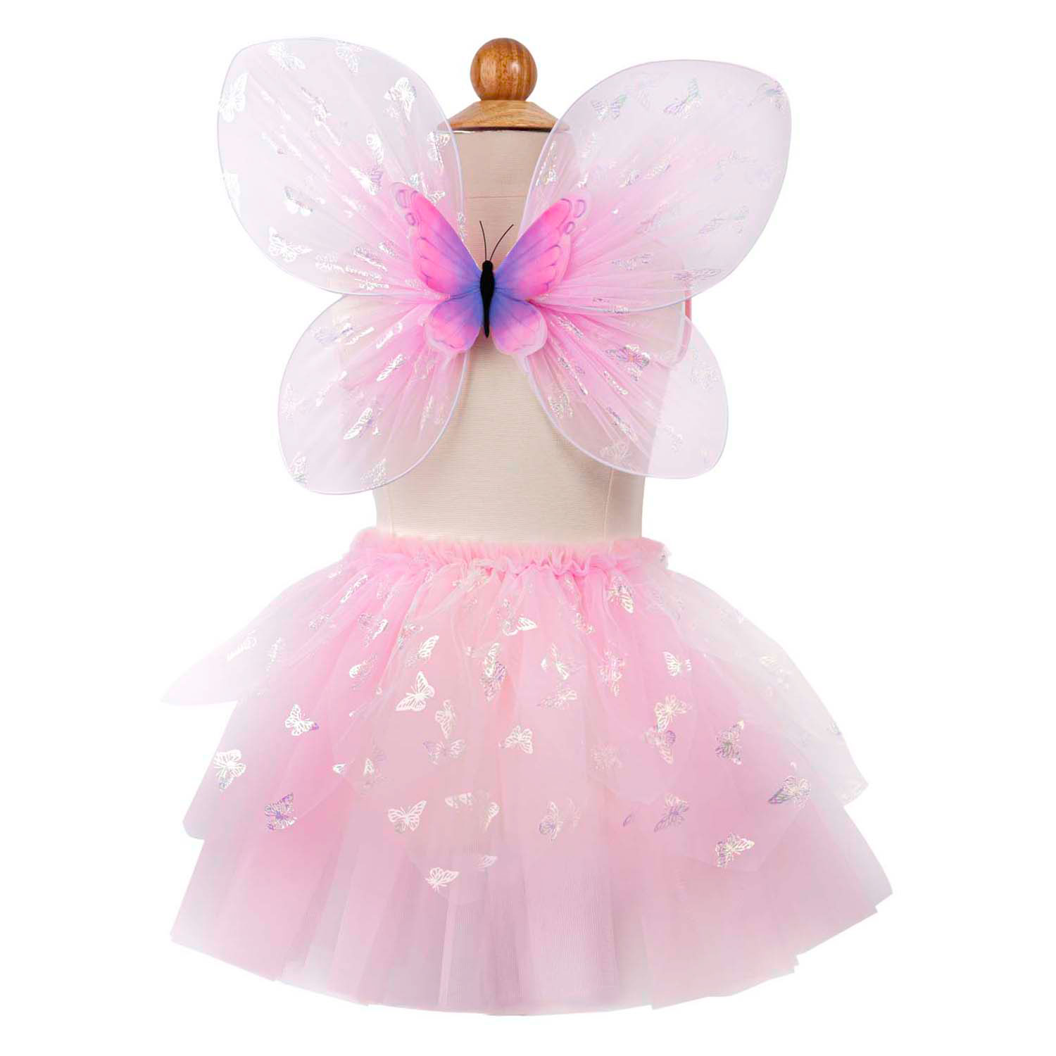 Flutter Vlinderrok met Vleugels - 4-6 Jaar