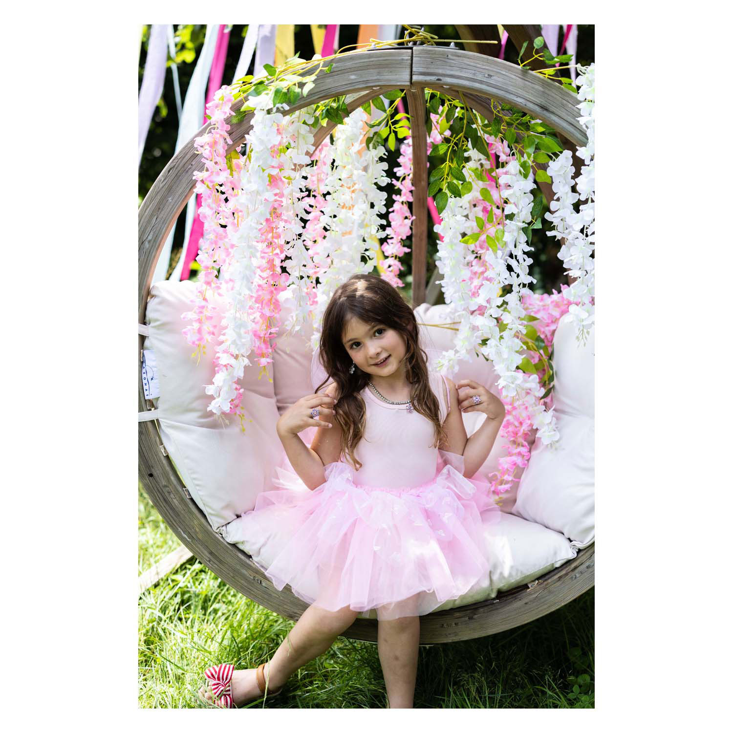 Flutter Vlinderrok met Vleugels - 4-6 Jaar