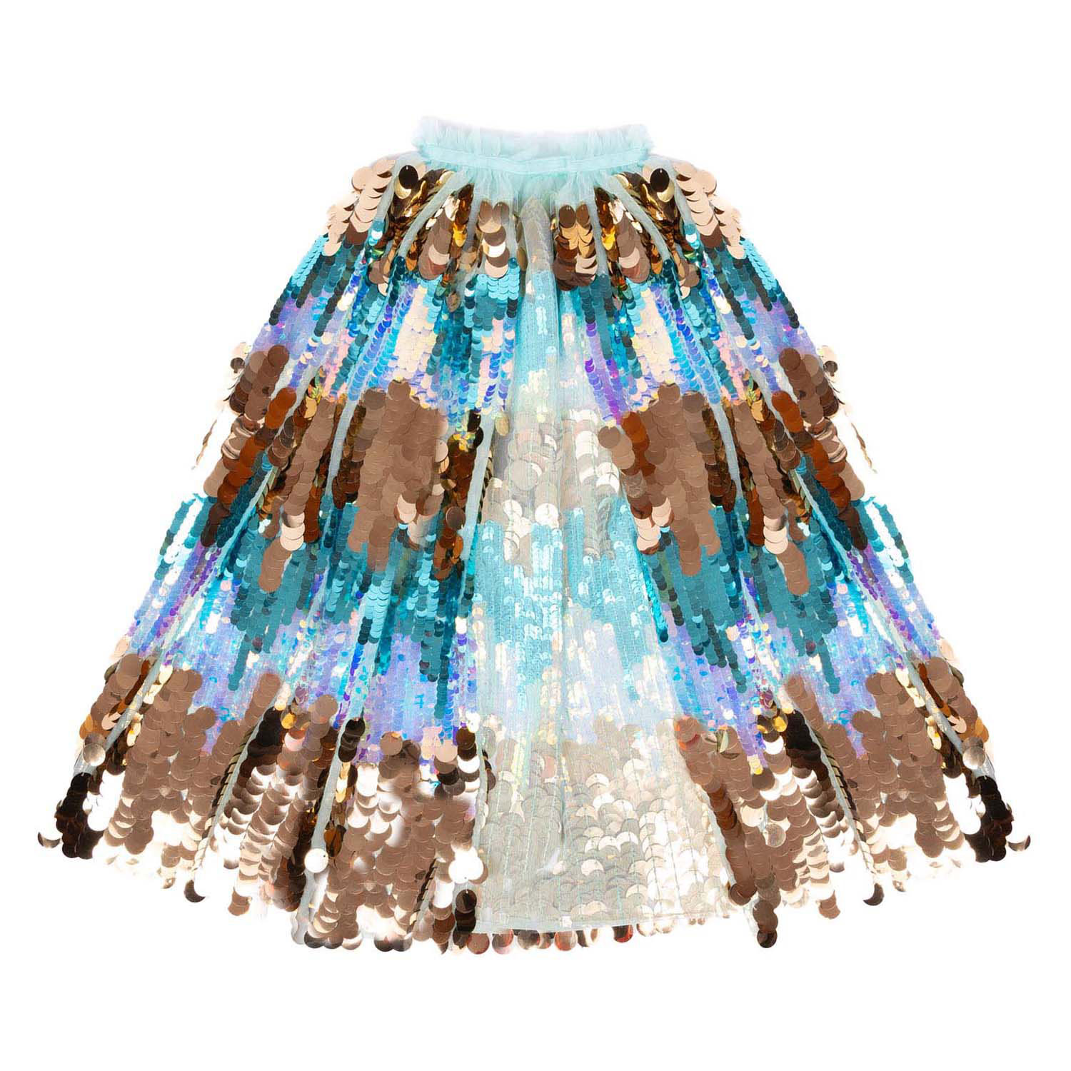 De 5th Avenue Paillette Cape Mermalicious - 4-6 Jaar