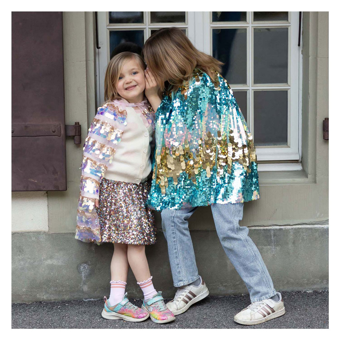 De 5th Avenue Paillette Cape Mermalicious - 4-6 Jaar