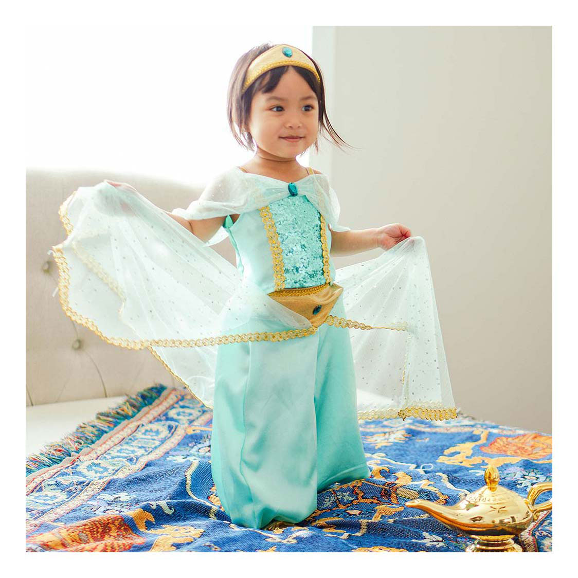 Robe de princesse Jasmine - 3-4 ans