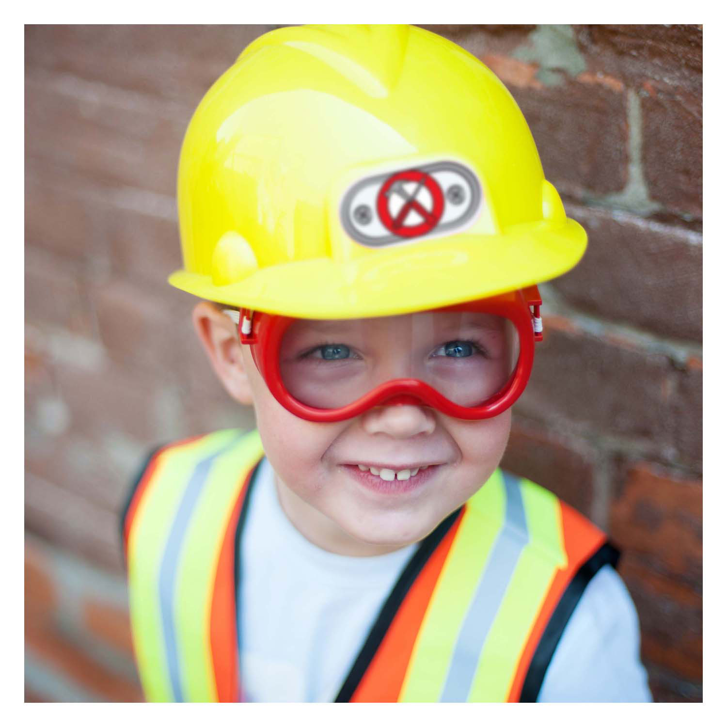 Déguisement d'ouvrier du bâtiment 7 pièces - 5-6 ans