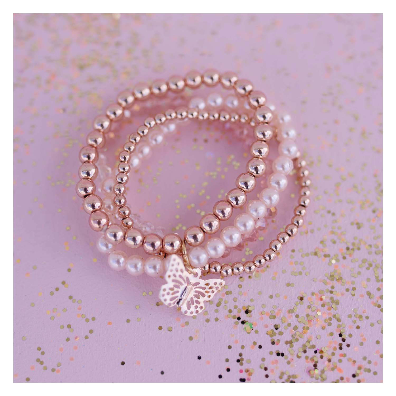 Blush Crush Armbandenset - 4st.