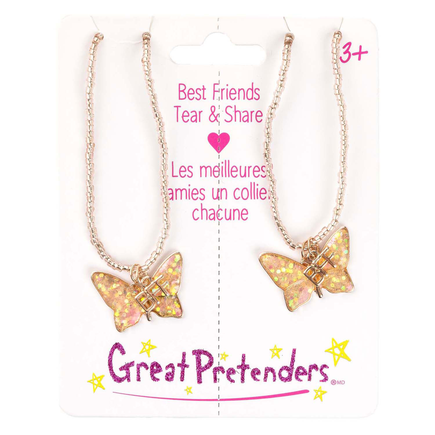 BFF Vlinderkettingen - 2st.