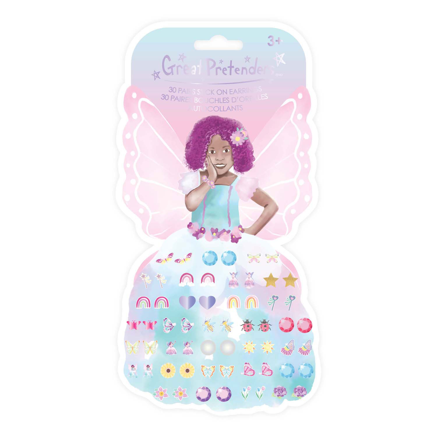 Butterfly Fairy Azaria Plakoorbellen - 30 paar