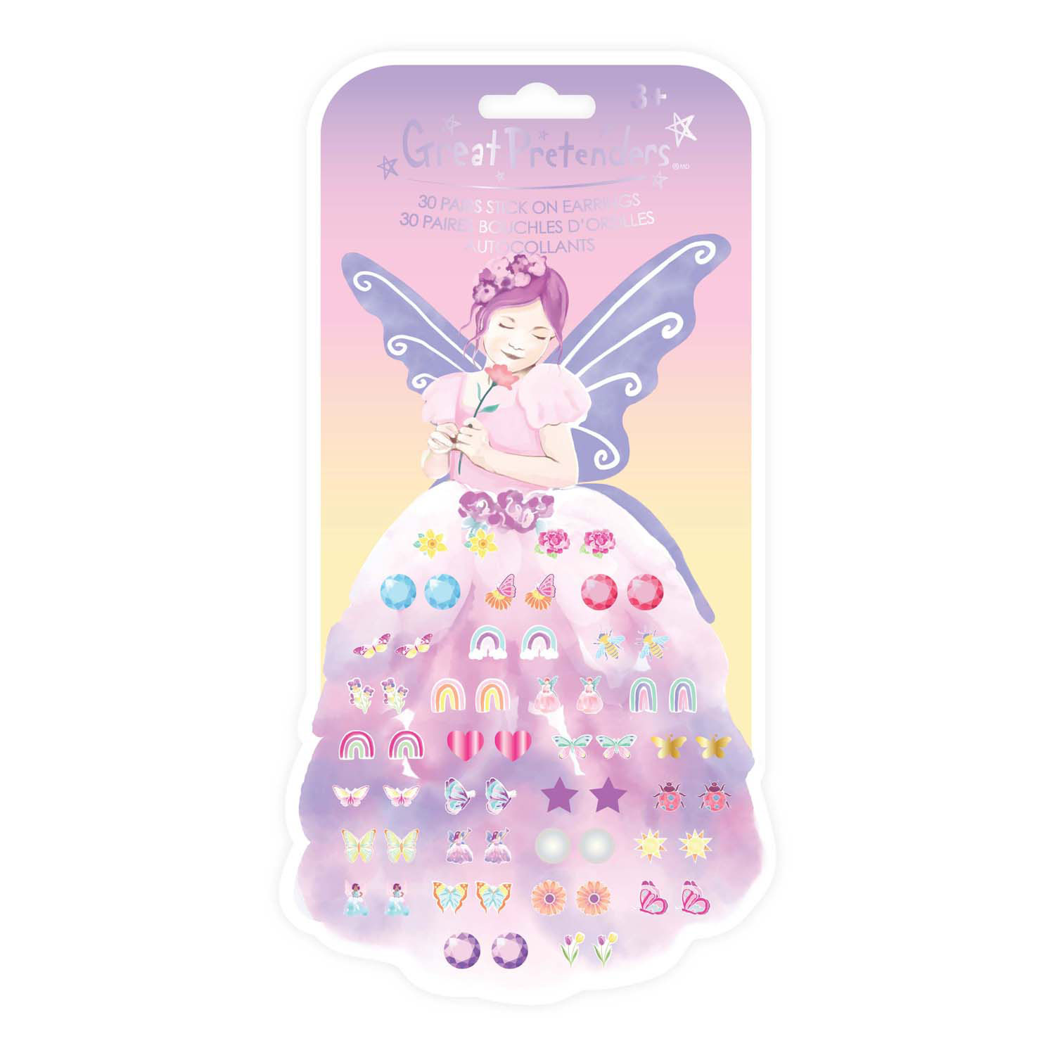 Butterfly Fairy Triana Plakoorbellen - 30 paar