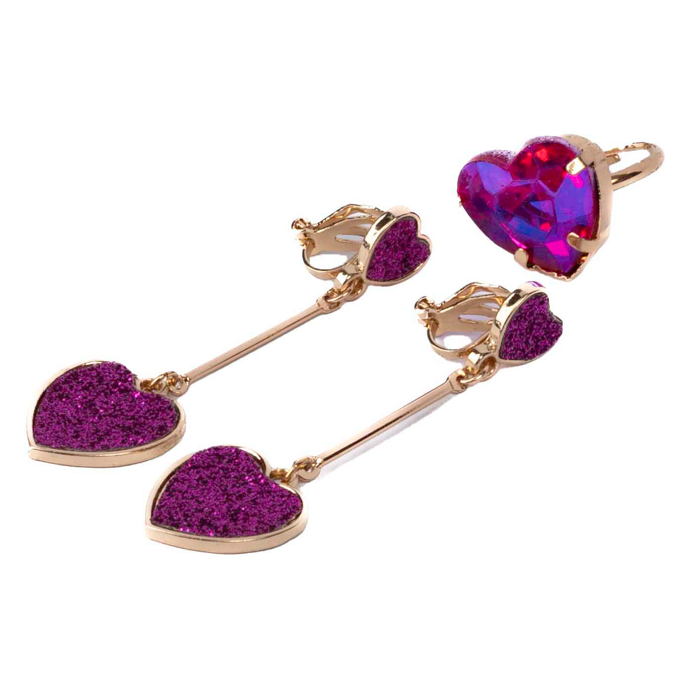 For my Favorite Clip-on Oorbellen en Ring Set