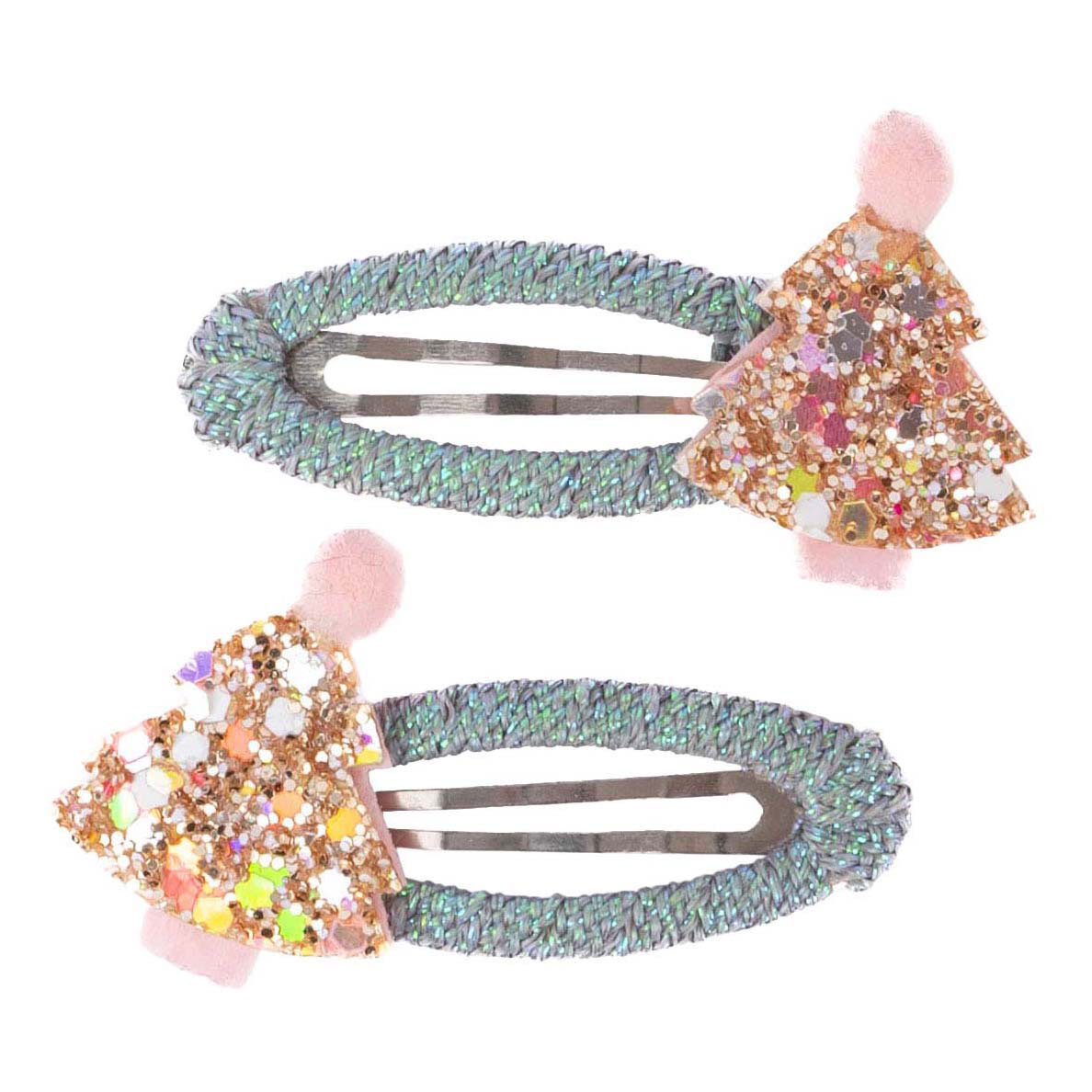 Minty Christmas Holiday Haarclipjes - 2st.