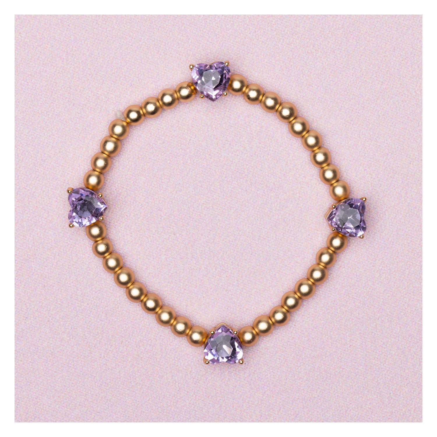 Boutique Chic Amethyst Love Armband