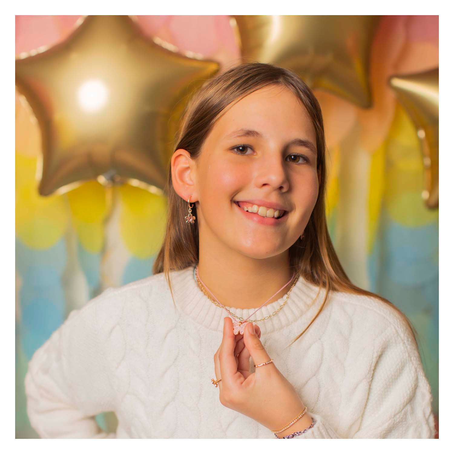 Boutique Chic Pétillante Papillon Ketting