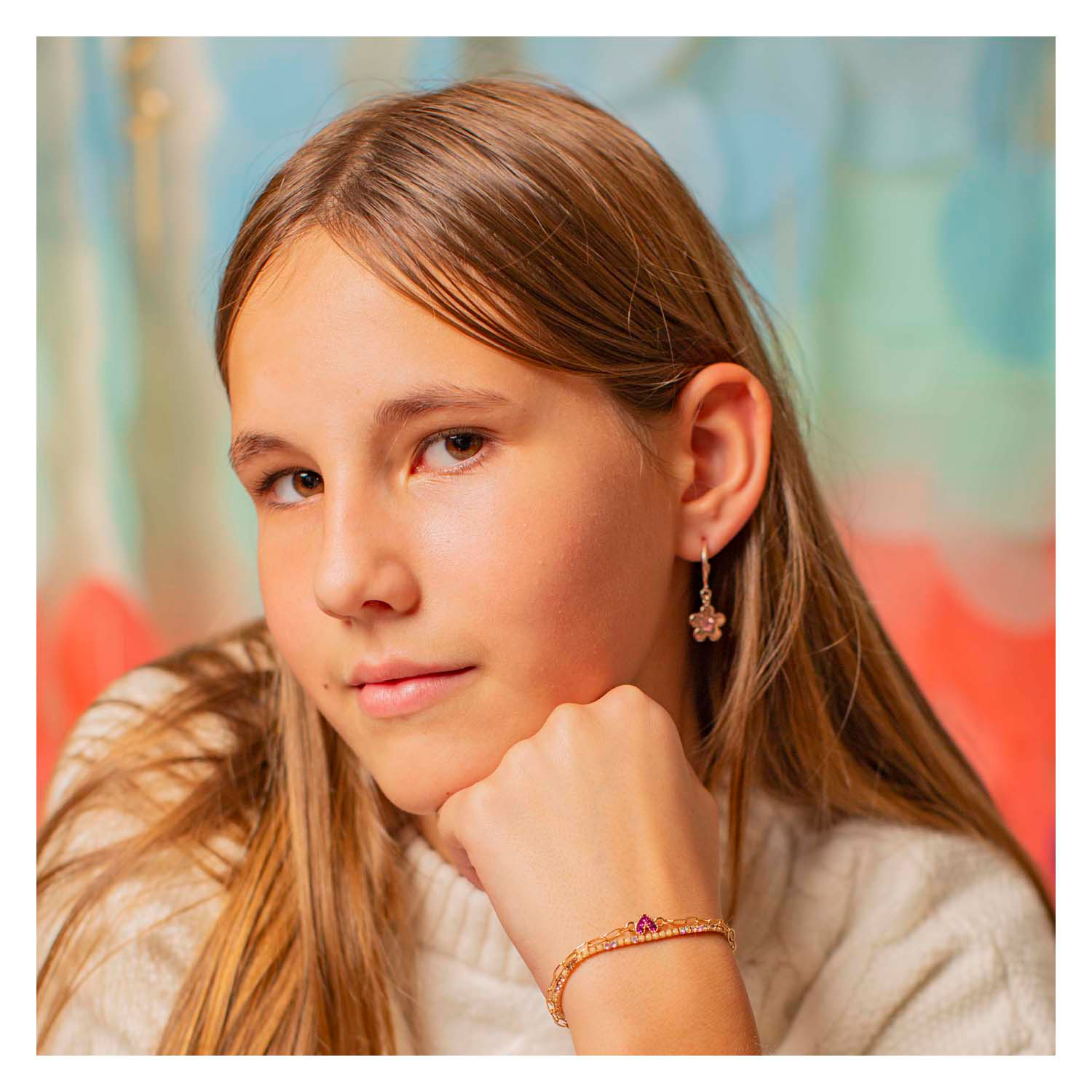 Boutique Chic Bejewelled Blooms Oorbellen