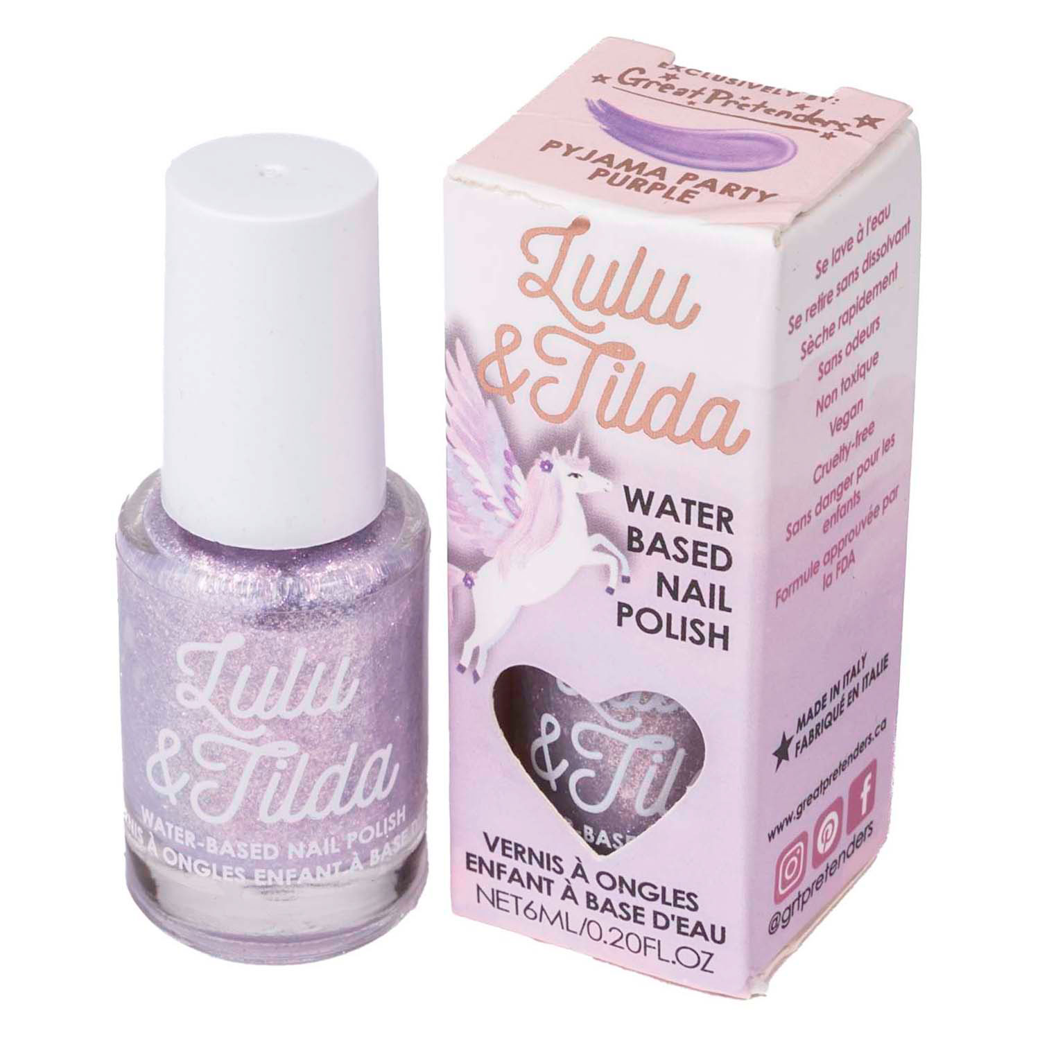 Afwasbare Nagellak - Pyjama Party Purple