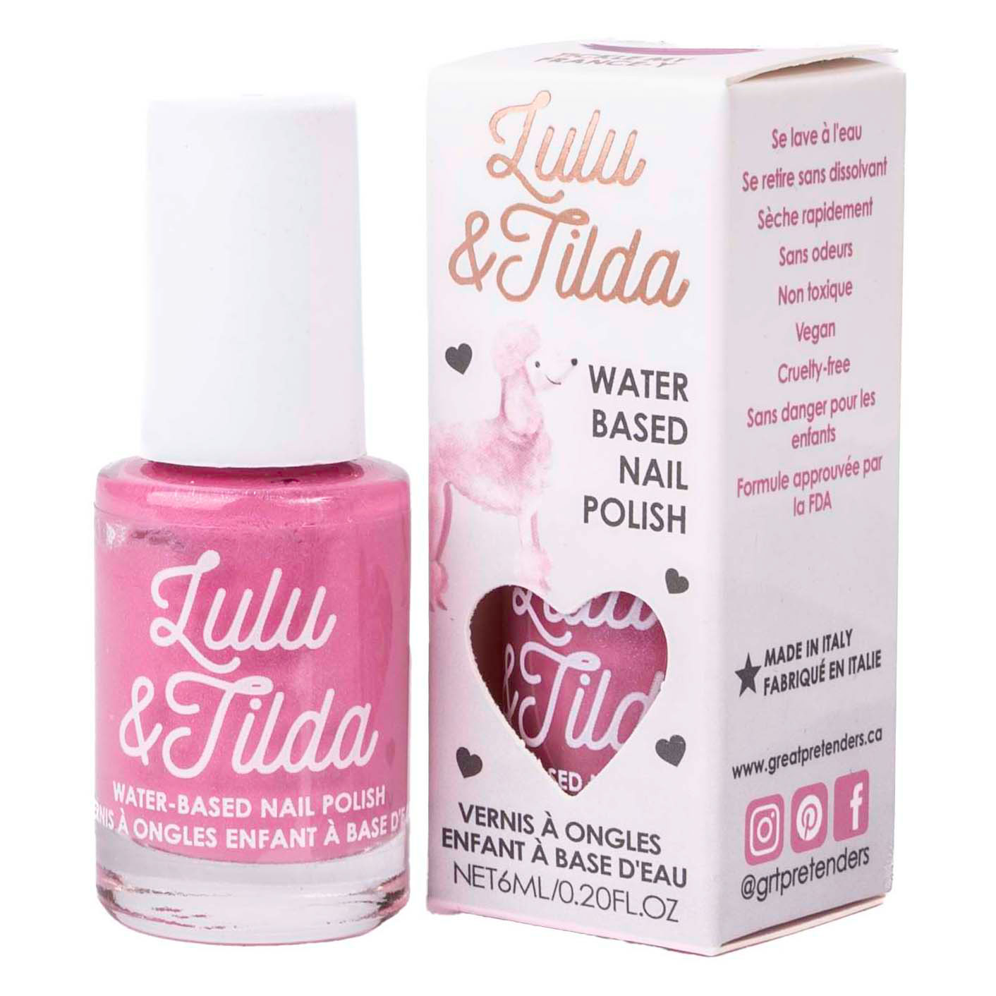 Vernis à ongles lavable - Tickle my France-y