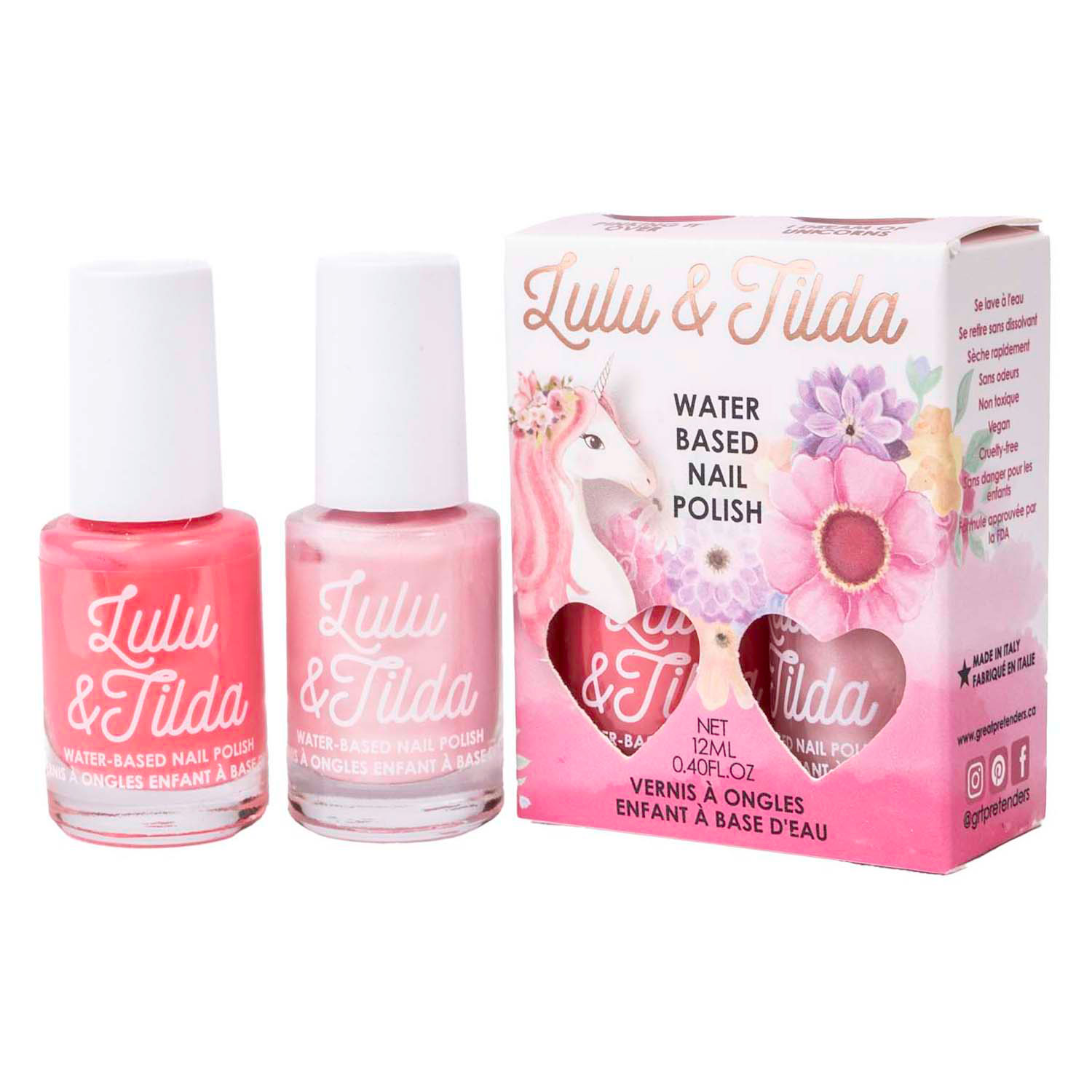 Afwasbare Nagellak Set - Somewhere Over the Unicorn - 2st.