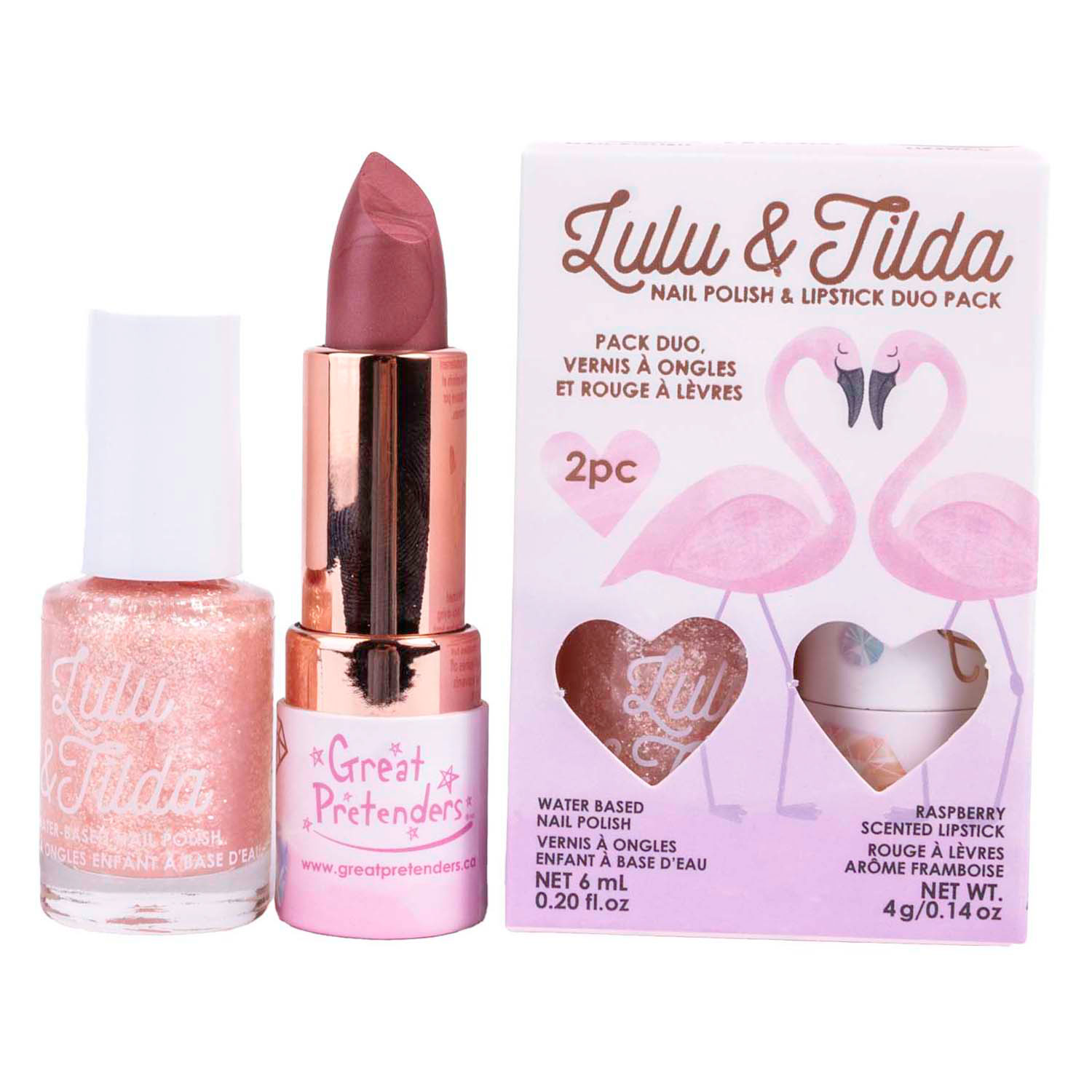 Coffret rouge à lèvres et vernis à ongles - Pinky Promise Duo Nourrissant