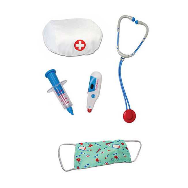 Verkleedset Dokter met Accessoires 8dlg. - 3-4 Jaar