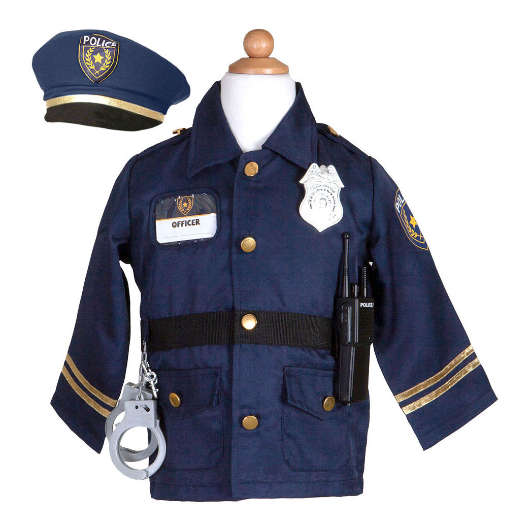 Verkleedset Politieagent met Pet en Accessoires 5dlg. - 3-4 Jaar