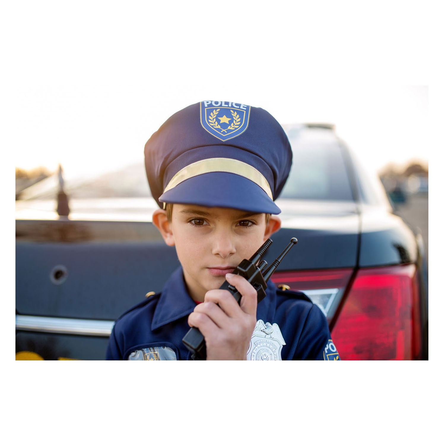 Verkleedset Politieagent met Pet en Accessoires 5dlg. - 3-4 Jaar