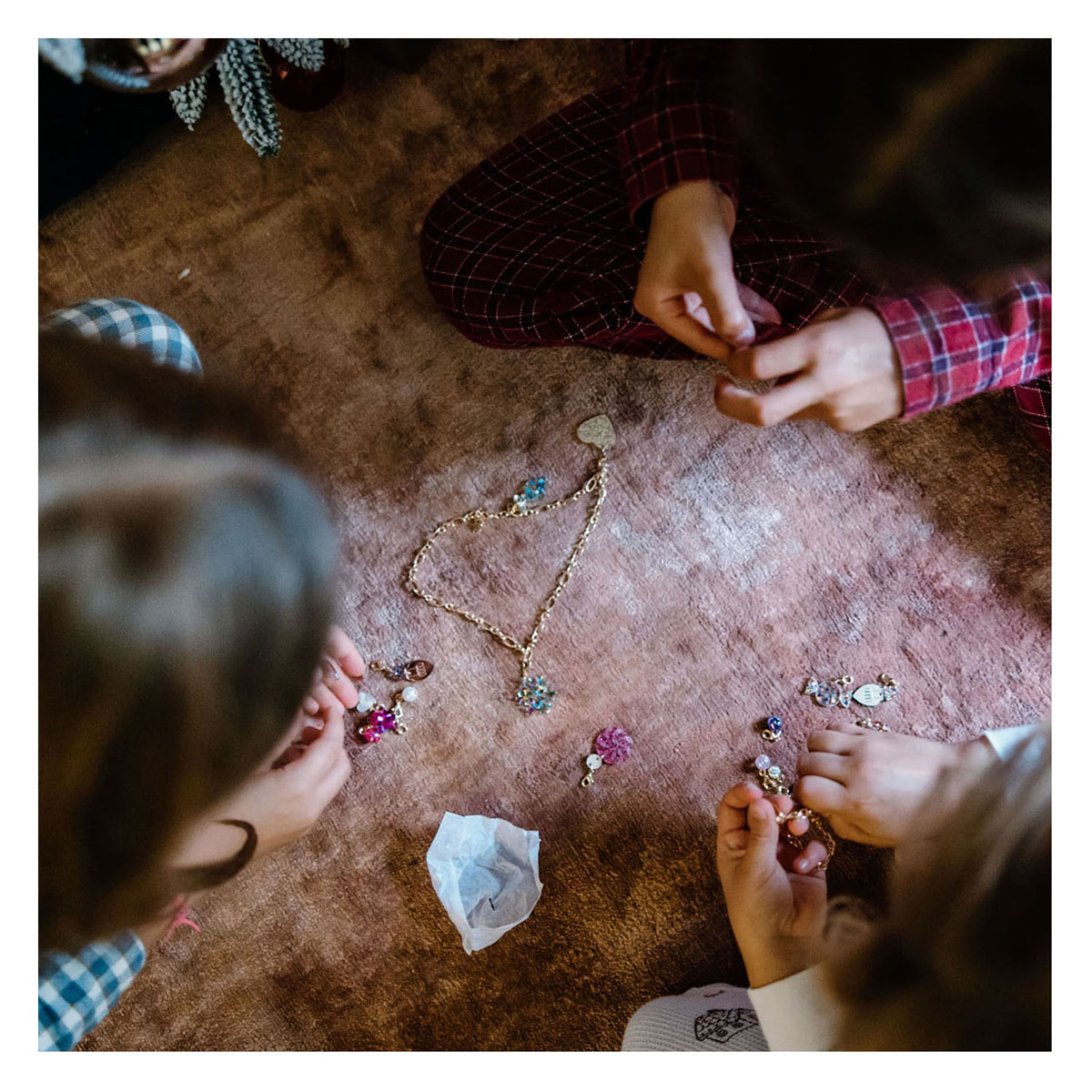 Calendrier de l'Avent à fabriquer soi-même un bracelet - 24 pièces.