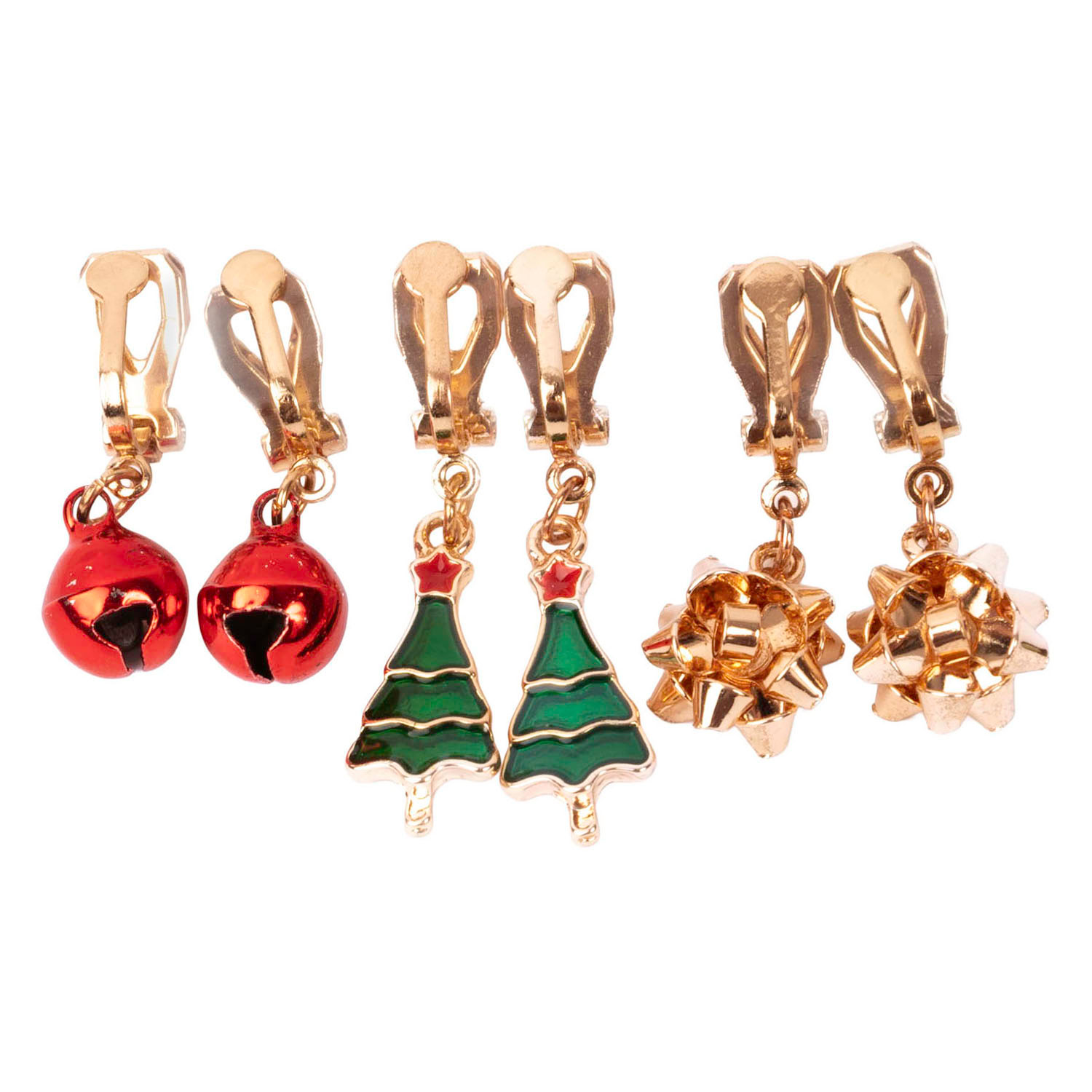Boucles d'oreilles bonhomme de neige - Lot de 3