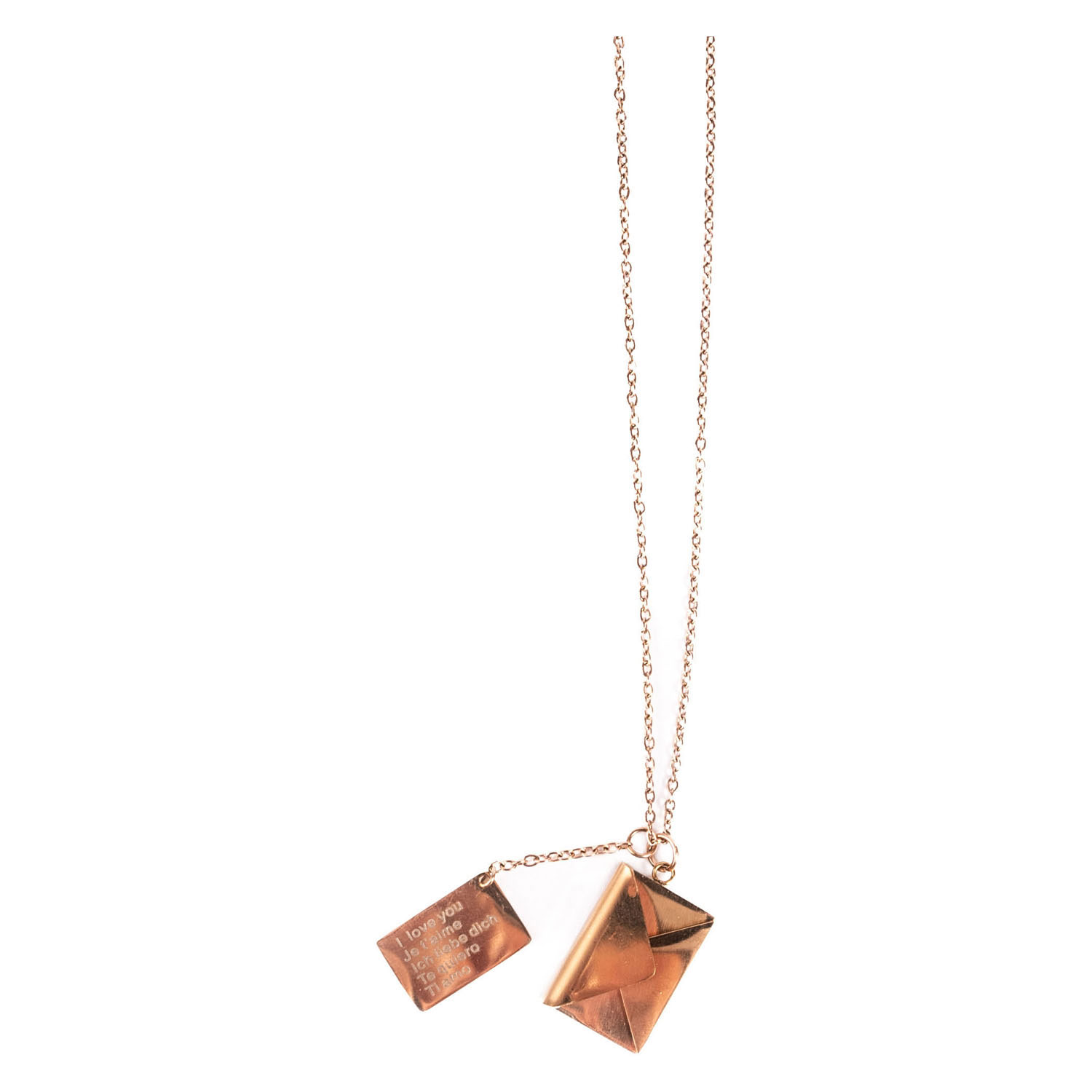 Boutique Chic Vous avez Mail Letter Medalillon Ketting