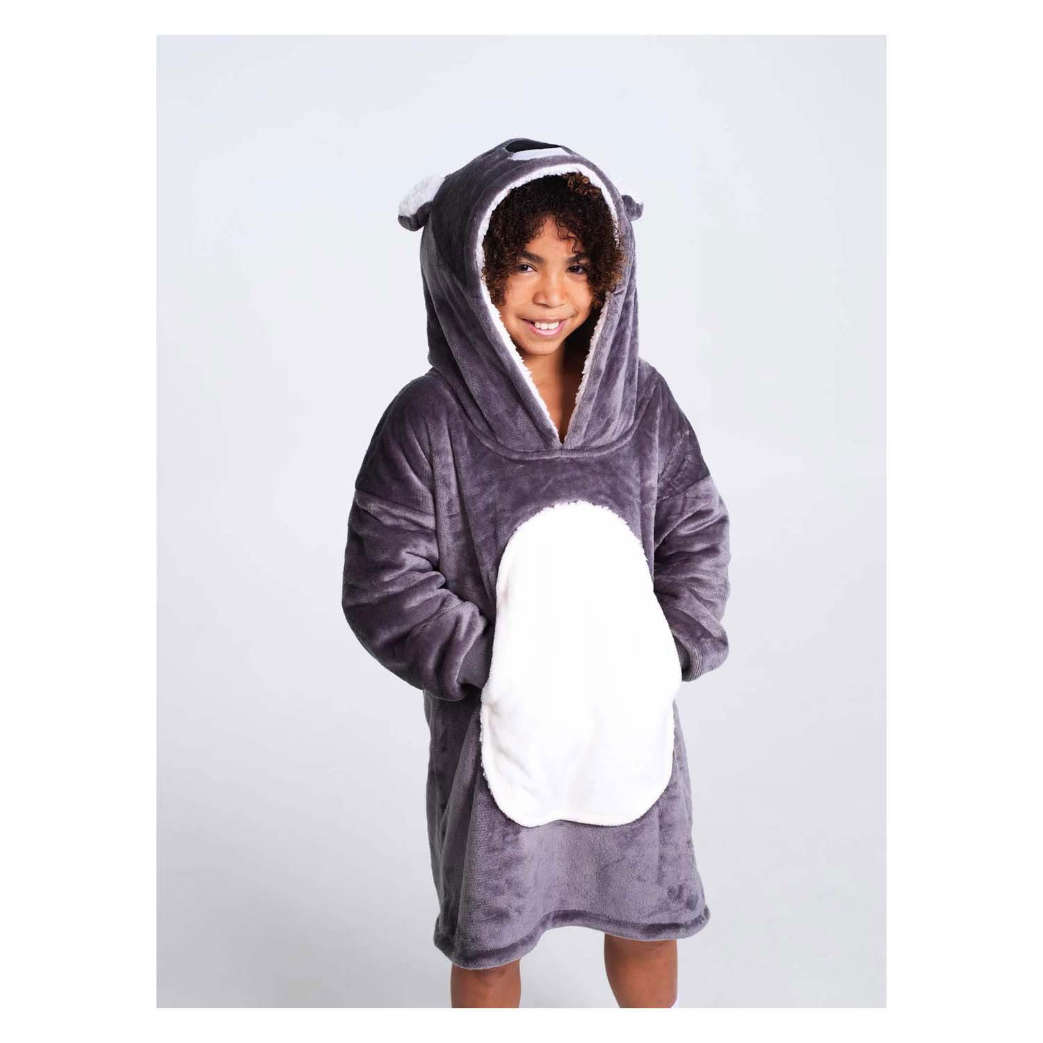 Noxxiez Knuffel Hoodie Medium Trui Koala , Kinderen tot 160cm