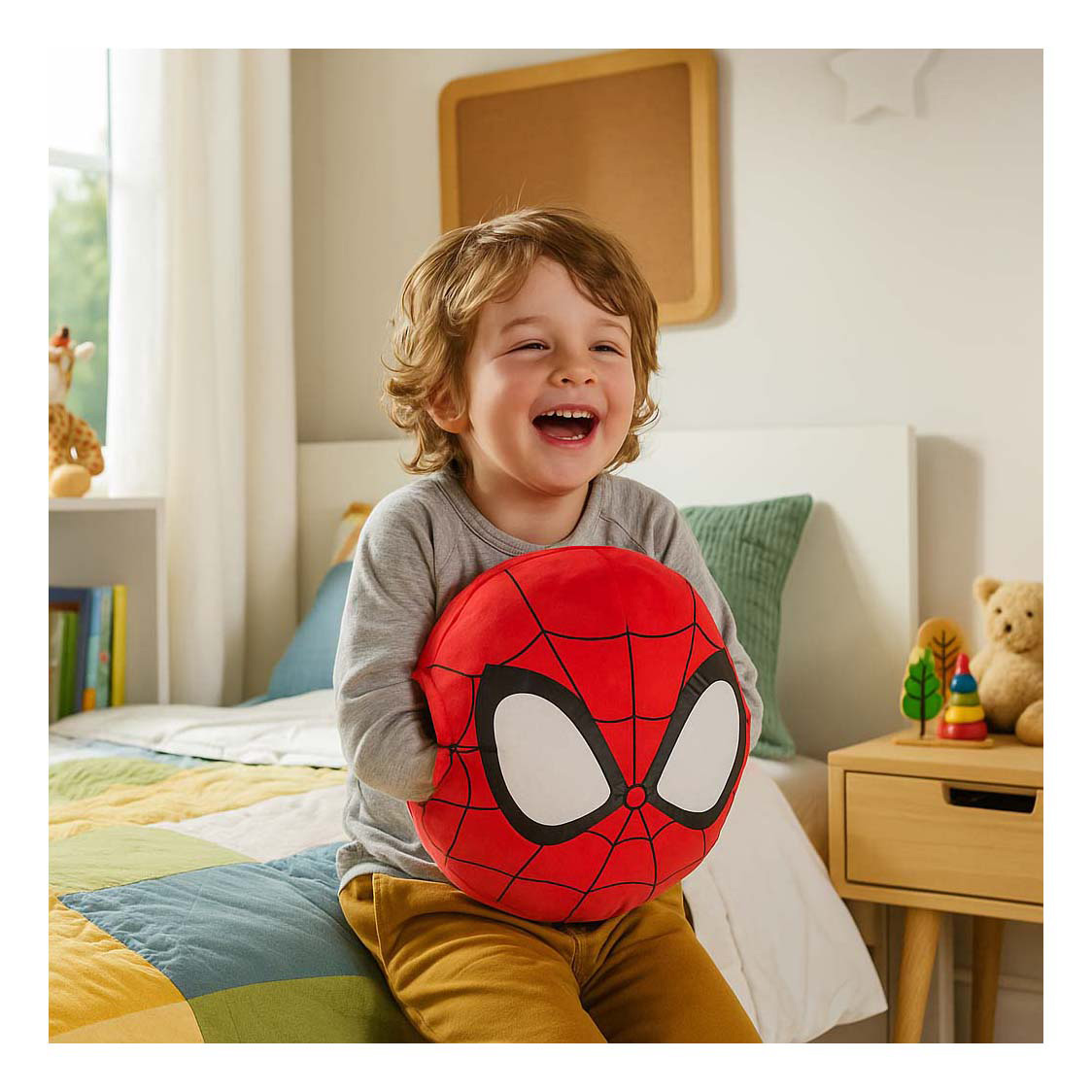 Noxxiez Handwärmer Kuschelkissen Spiderman