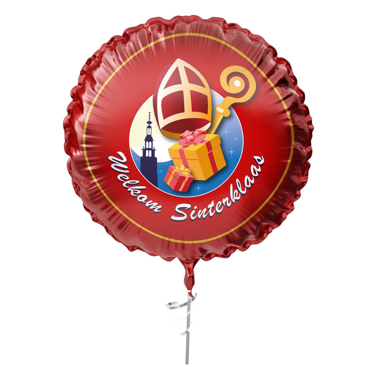 Ballon aluminium Bienvenue Sinterklaas