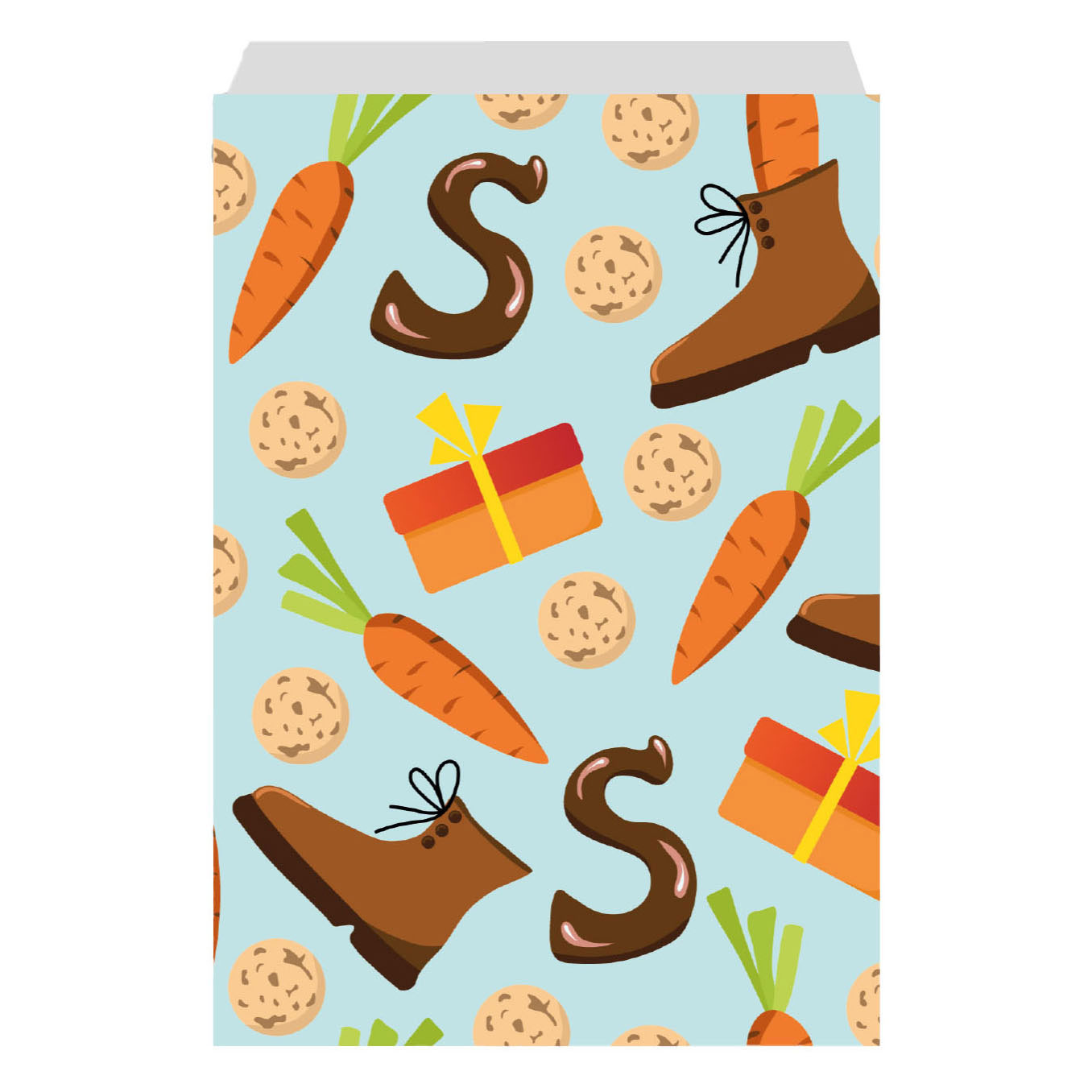 Cadeauzakjes Sinterklaas Kapoentje 12x19cm - 200st.