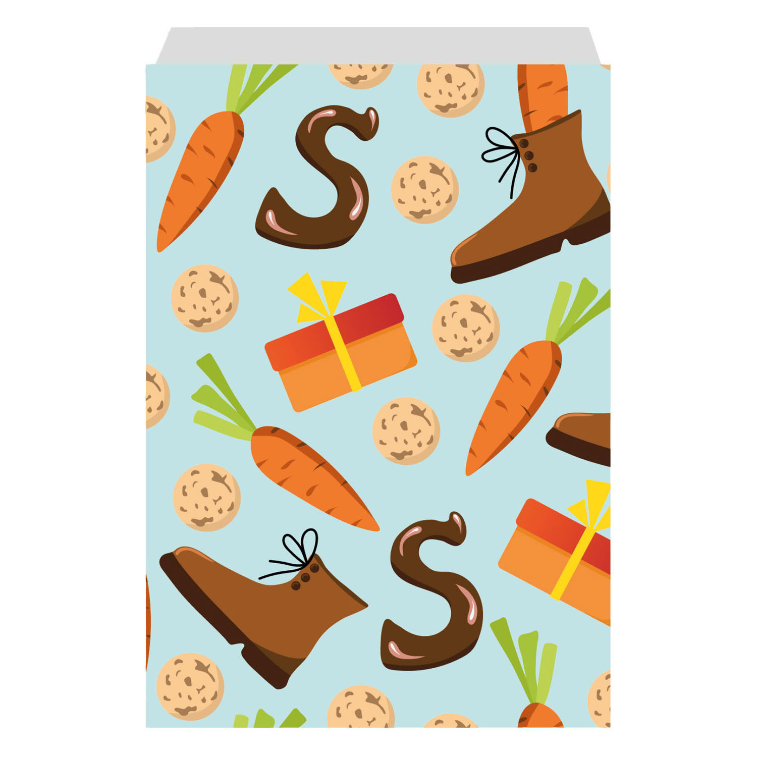 Cadeauzakjes Sinterklaas Kapoentje 21x30cm - 200st.