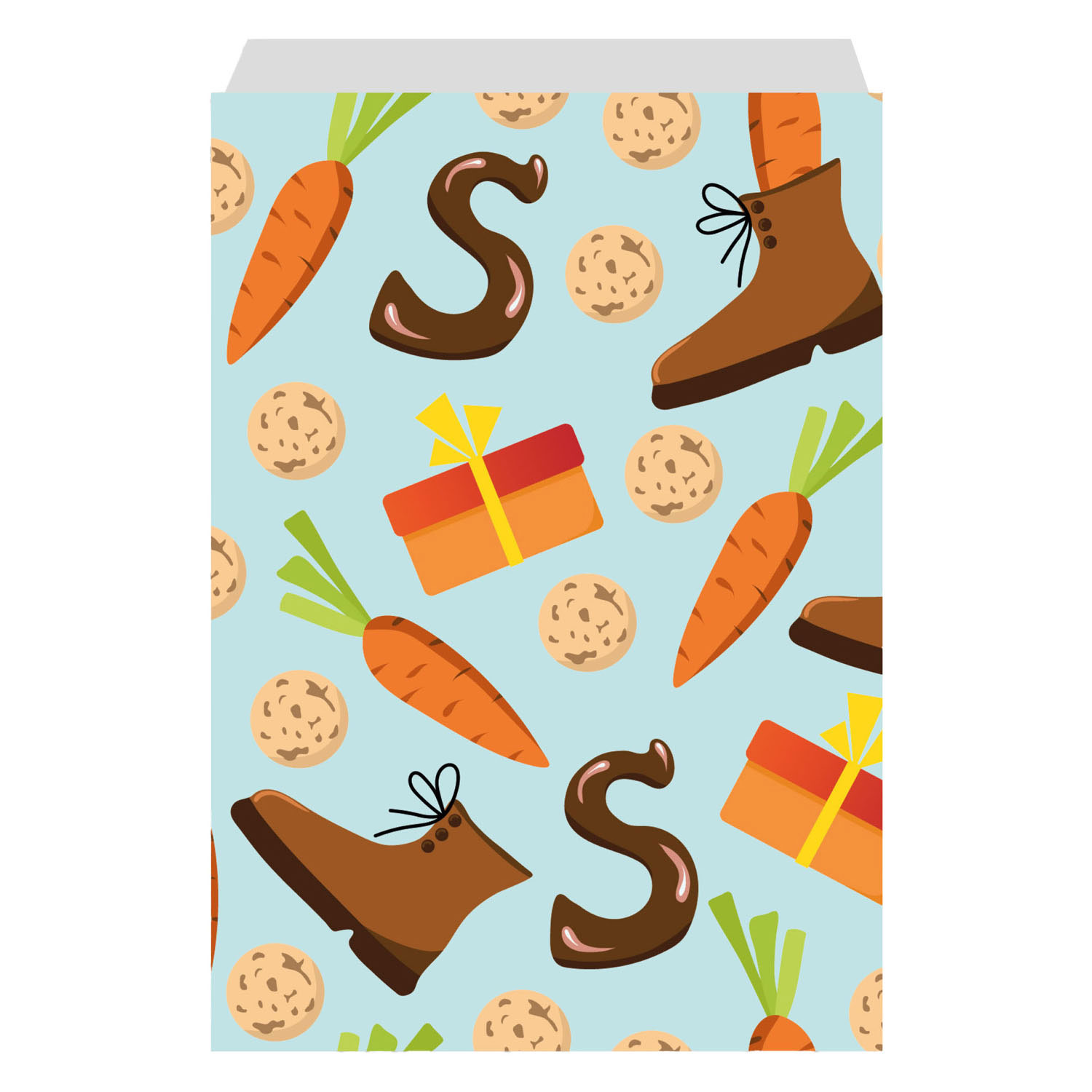 Cadeauzak Tijdschrift Sinterklaas Kapoentje 25x4x34cm - 100st.