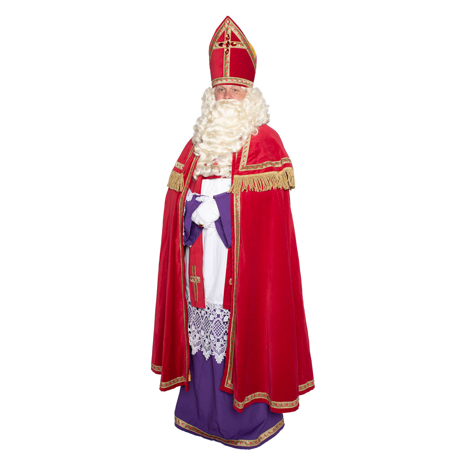 Sint Katoenfluweel met Kokermijter