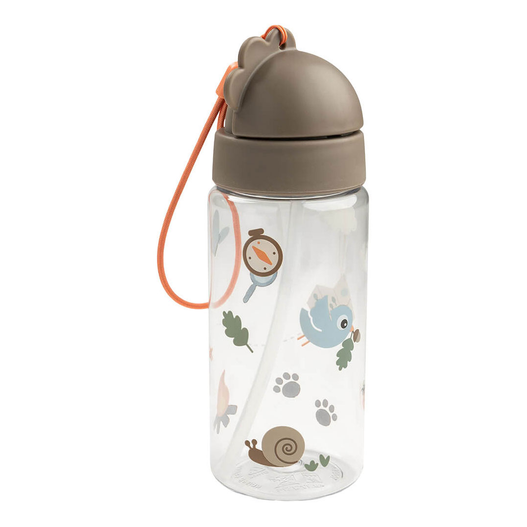 Done by Deer Drinkfles met Rietje Tiny Trails Zand - 350 ml