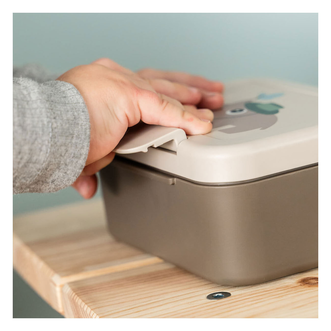 Done by Deer Lunchbox met Snackprikkers Tiny Trails - Zand