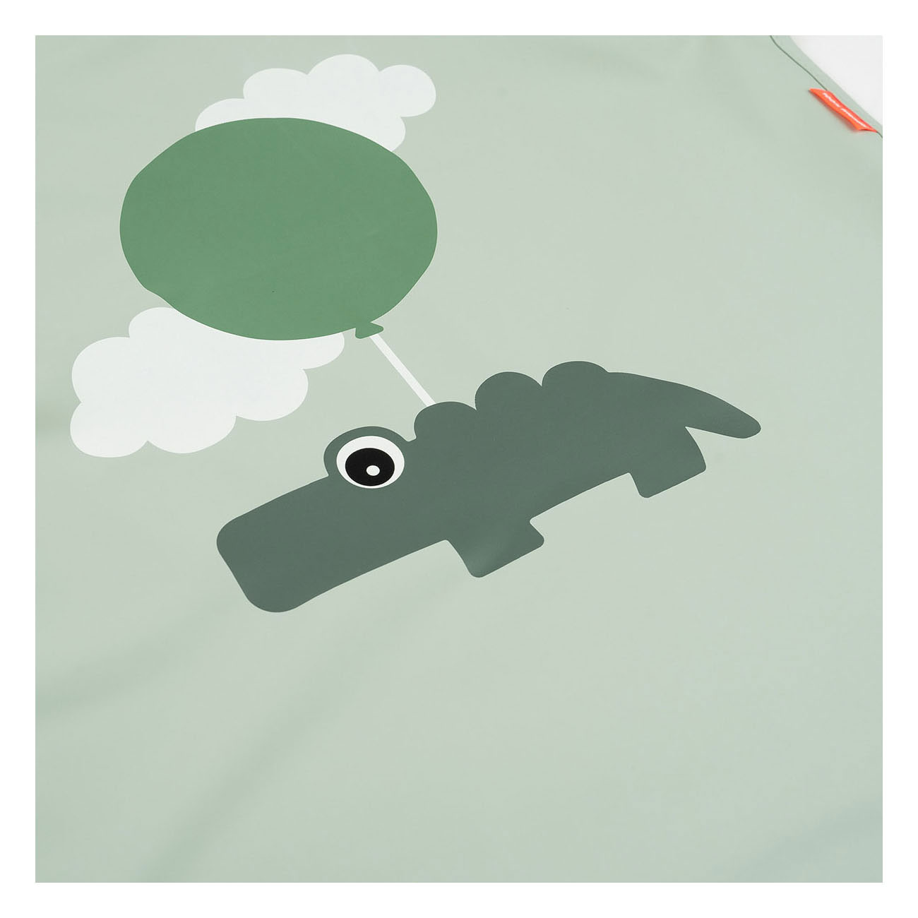 Tablier imperméable pour enfants Donné par Deer, motif Nuages ​​Joyeux - Vert
