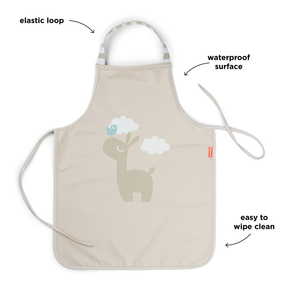 Tablier imperméable pour enfants Done by Deer Lalee - Sable