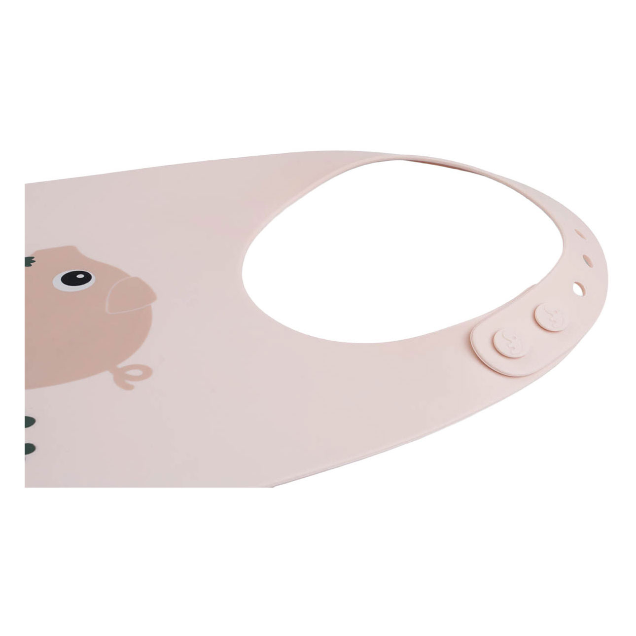 Done by Deer Siliconen Slabbetje Pigee - Roze
