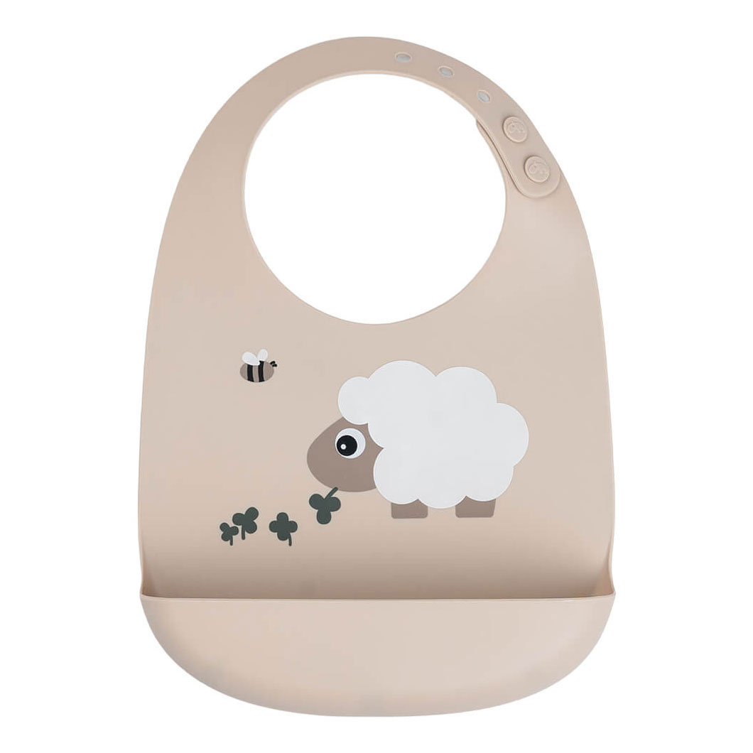 Réalisé par Deer Silicone Bib Sheepy - Sable