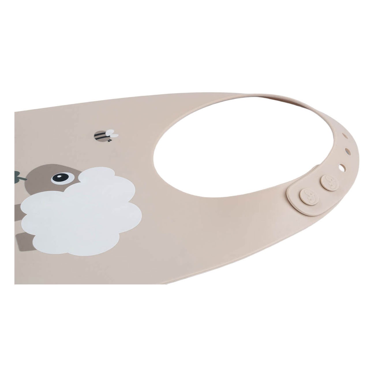 Réalisé par Deer Silicone Bib Sheepy - Sable