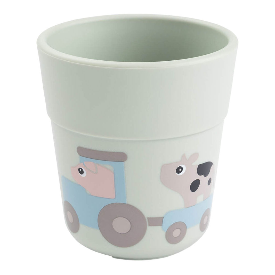 Done by Deer Foodie Dinerset met Zuignap Tiny Farm - Groen